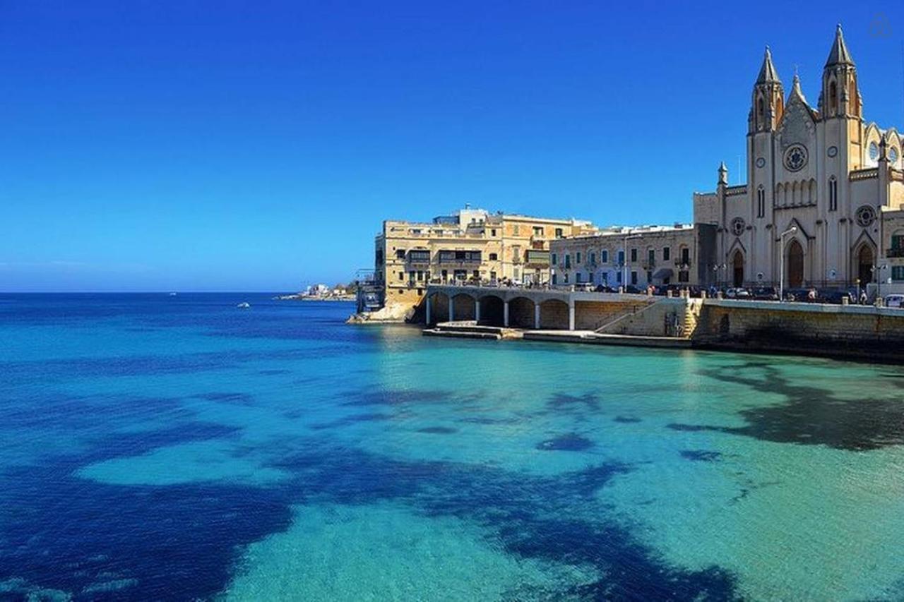 Chic 2Br Penthouse Steps From The Promenade Apartment Sliema Exterior photo